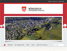 Tablet Screenshot of koenigsfeld-eifel.de